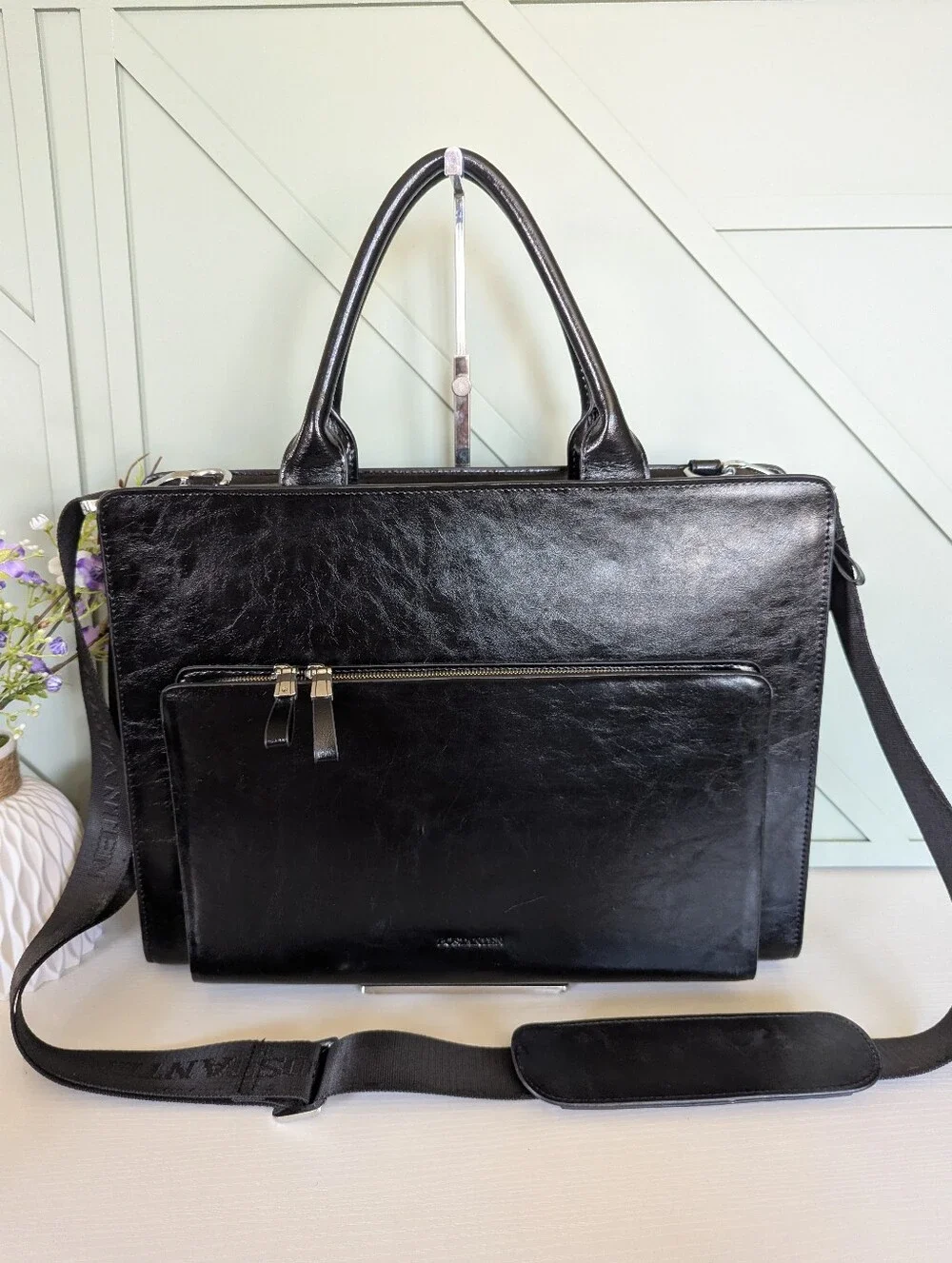 BOSTANTEN Carol Women's Leather Briefcase.